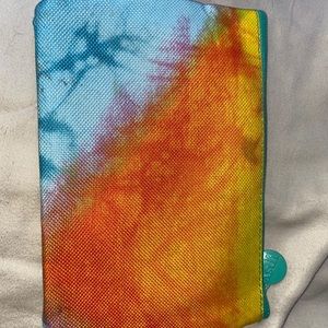 tie dye makeup bag
